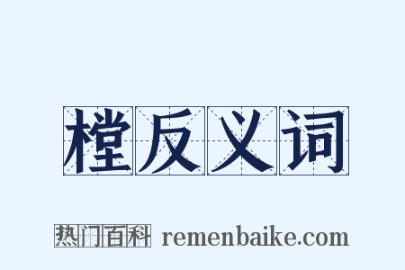 樘反义词是什么意思的图片